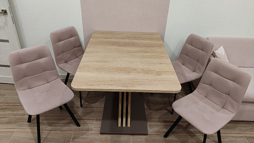 Стул на металлокаркасе Чилли бирюзовый / черный фото покупателя 1478