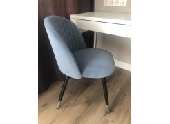 Стул на металлокаркасе Gabi blue / black фото покупателя 986