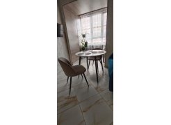 Стул на металлокаркасе Gabi 1 light purple / black фото покупателя 523