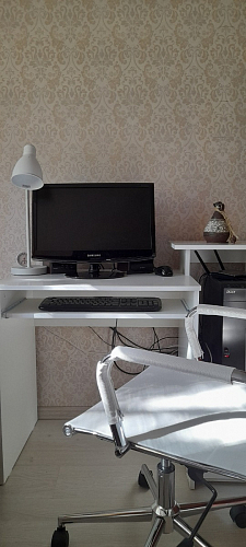 Компьютерный стол Джаз-24 правый дуб сонома фото покупателя 93