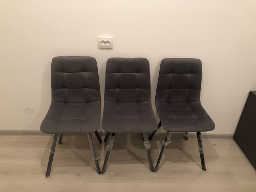 Комплект стульев Чилли 2 шт бежевый / черный фото покупателя 1185