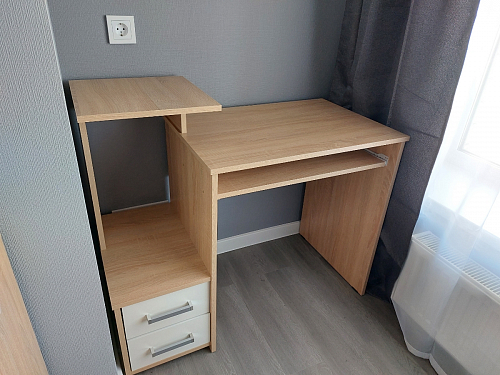 Стол компьютерный Джаз-24 правый венге фото покупателя 56