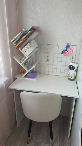 Стол письменный Kiwi белый  - Уцененный экземпляр фото покупателя 17