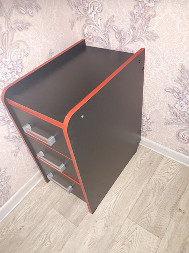 Тумба Ханна черная / красная  - Уцененный экземпляр фото покупателя 71