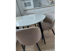 Стул на металлокаркасе Gabi 1 light purple / black фото покупателя 28