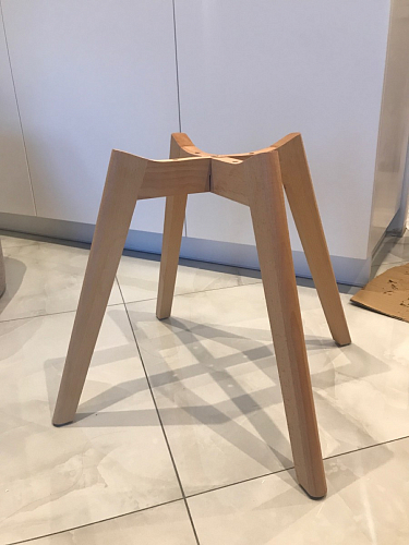 Стул Bonuss blue / wooden legs фото покупателя 54