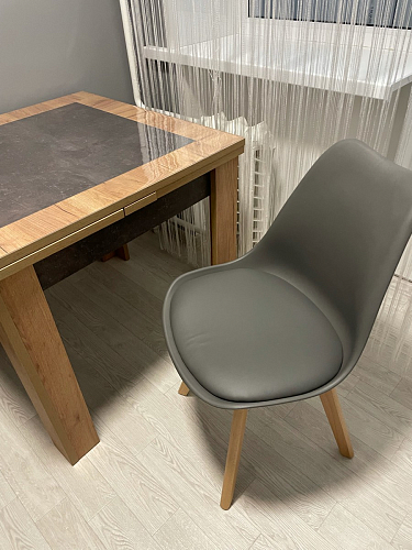 Деревянный стул Bonuss green / grey фото покупателя 9