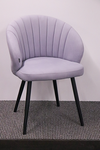 Стул на металлокаркасе Бэнбу 05 velutto 05 / черный из шоурума 1