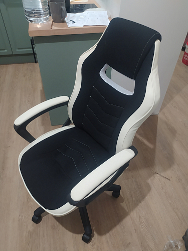 Компьютерное кресло Gamer черное / бежевое фото покупателя 54