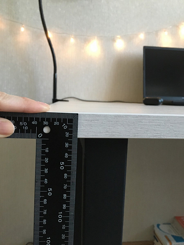 Деревянный стол Лота Лофт 140х80 белый матовый / бетон светлый фото покупателя 198