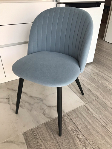 Стул на металлокаркасе Gabi green / black / silver фото покупателя 167