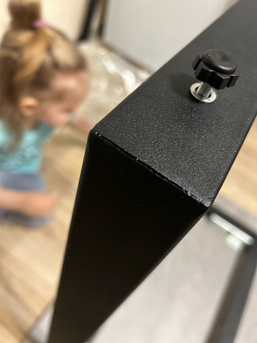 Деревянный стол Лота Лофт 140х80 черный матовый / бетон светлый фото покупателя 902