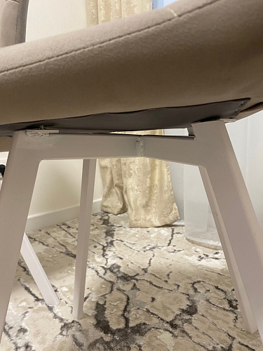 Стул на металлокаркасе Чилли зеленый / белый каркас фото покупателя 328