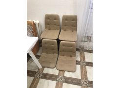 Стул на металлокаркасе Чилли горчичный / белый фото покупателя 411