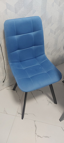 Стул на металлокаркасе Чилли бирюзовый / черный фото покупателя 1217