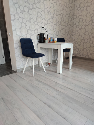 Стул на металлокаркасе Чилли К светло-серый велюр / черный каркас фото покупателя 891