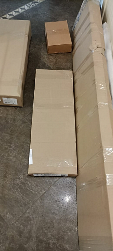 Двуспальная кровать Клауд 160х200 парящая дуб крафт золотой / антрацит фото покупателя 36