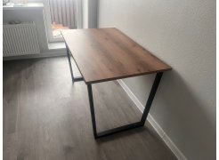 Стол Лота Лофт 120 25 мм дуб делано темный / черный матовый фото покупателя 532