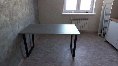 Деревянный стол Лота Лофт 120х75 белый матовый / дуб крафт золотой фото покупателя 373