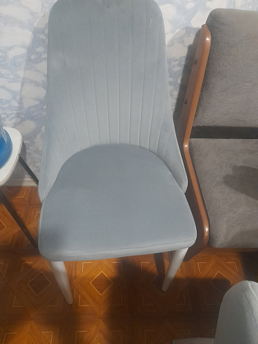 Стул на металлокаркасе Kora gray / black фото покупателя 443