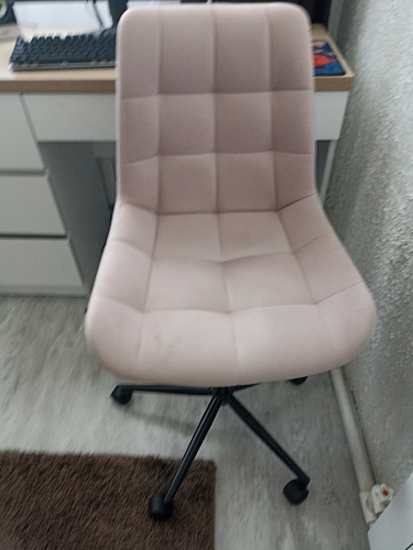 Компьютерное кресло Честер темно-серый / золото  - Уцененный экземпляр фото покупателя 53