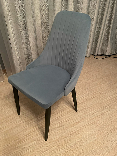 Стул на металлокаркасе Kora green / black фото покупателя 27