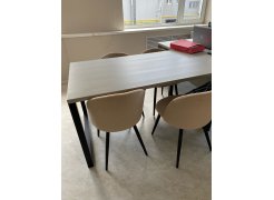 Стул на металлокаркасе Gabi 1 gray / black фото покупателя 249