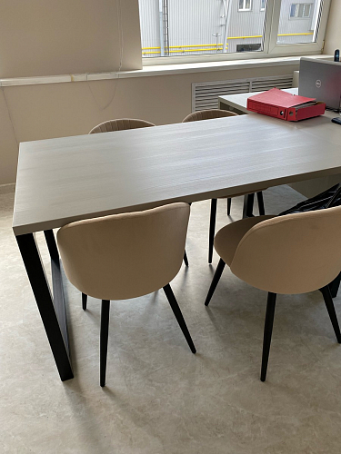 Стул на металлокаркасе Gabi 1 light purple / black фото покупателя 249