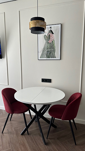 Стул на металлокаркасе Gabi gray / black фото покупателя 642