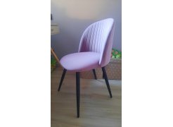 Стул на металлокаркасе Gabi 1 бежевый / черный с серебряными наконечниками фото покупателя 399