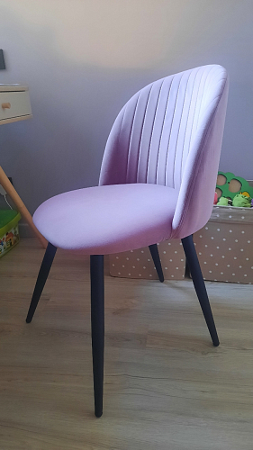 Стул на металлокаркасе Gabi gray / black фото покупателя 399