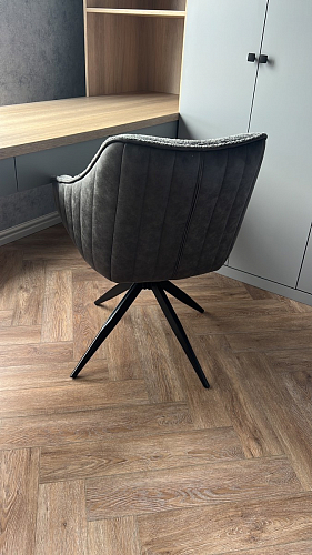 Стул на металлокаркасе Kansas gray / graphite gray / black фото покупателя 2