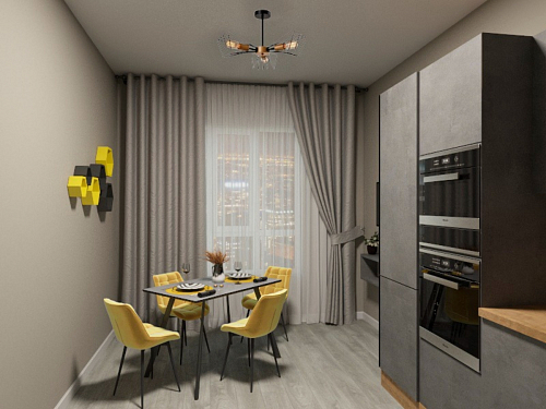 Стул на металлокаркасе Чилли К темно-серый (velutto 32) / черный фото покупателя 576