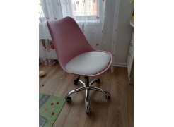 Компьютерное кресло Kolin с подушкой clear / white фото покупателя 572