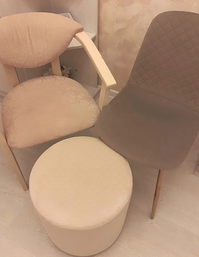 Стул на металлокаркасе Dabl wine red фото покупателя 58