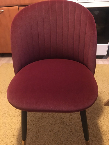 Стул на металлокаркасе Gabi green / black / silver фото покупателя 113