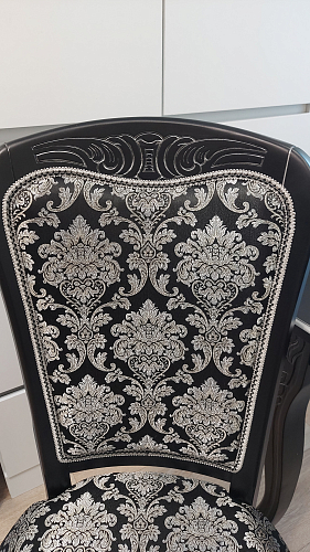 Деревянный стул Клето патина золото / ромб фото покупателя 5