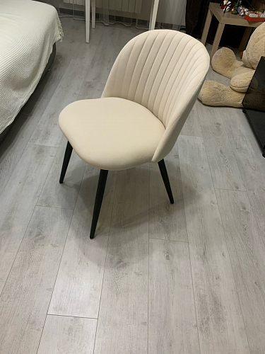 Стул на металлокаркасе Gabi latte / gold / black фото покупателя 931