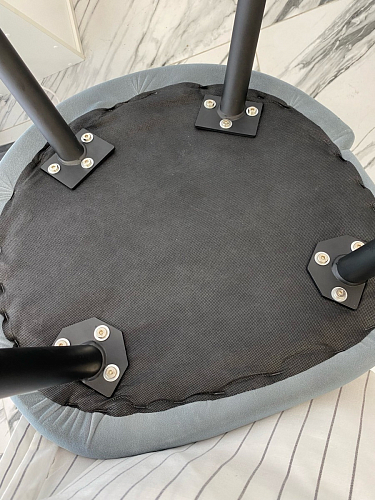 Стул на металлокаркасе Gabi green / black / silver фото покупателя 203