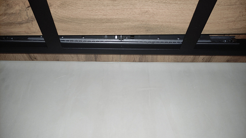 Стол Тринити Лофт 120 32 мм дуб галифакс табако / черный матовый фото покупателя 516