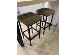 Барный стул Лофт кожзам d1 / черный матовый фото покупателя 144