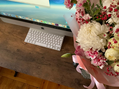 Письменный стол Wd-09/Вд-09 concrete/серый цемент фото покупателя 6