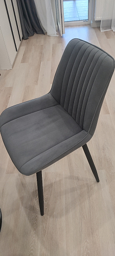 Стул на металлокаркасе Седа К латте / черный фото покупателя 175