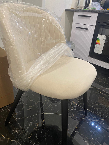 Стул на металлокаркасе Gabi 1 light purple / black фото покупателя 537