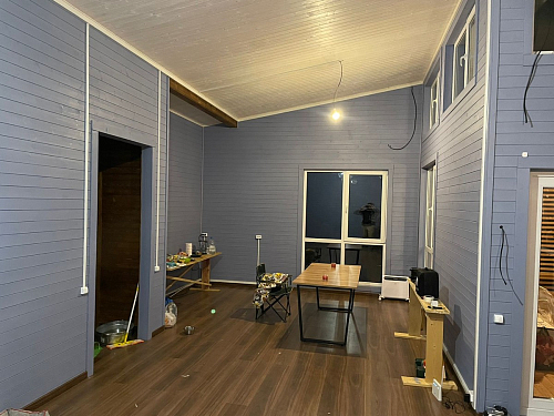 Деревянный стол Лота Лофт 120x75 дуб крафт табачный / черный матовый фото покупателя 81