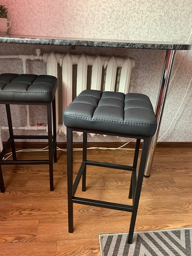 Барный стул Лофт катания лаванда / белый матовый фото покупателя 57