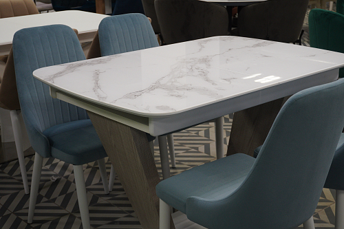 Стул на металлокаркасе Kora black / gray из шоурума 17