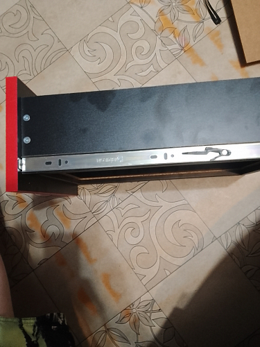 Тумба Ханна черная / красная - Уцененный экземпляр фото покупателя 16