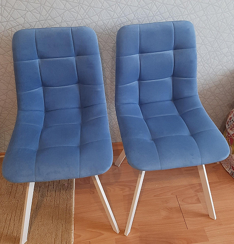 Стул на металлокаркасе Чилли бежевый / белый каркас фото покупателя 1517