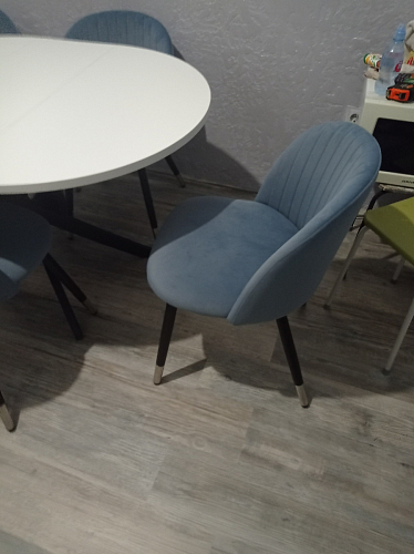 Стул на металлокаркасе Gabi latte / gold / black фото покупателя 598